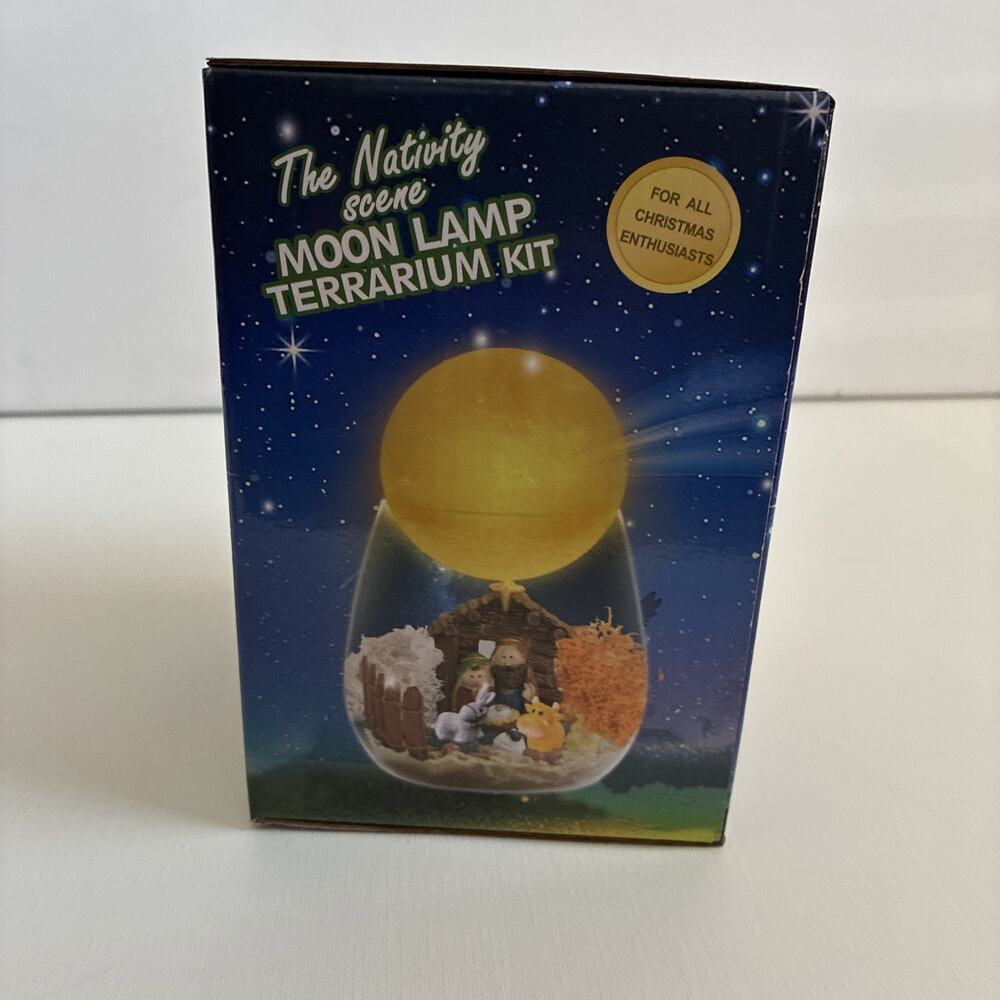 The Nativity Scene Moon Lamp Terrarium Kit Craft Paint Magic Sand Nativity Scene - Picture 9 of 12